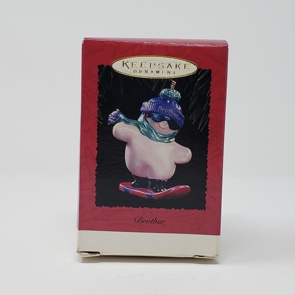Hallmark Other - 1995 Hallmark Brother Handcrafted Keepsake Holiday Christmas Ornament.
